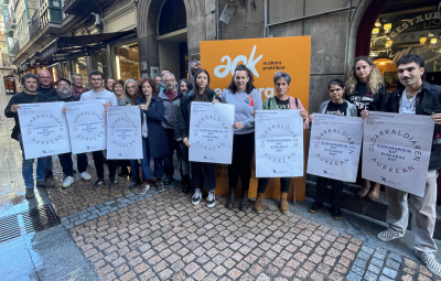 Bizkaiko KORRIKA batzordeko kideek ere babesa adierazi diote larunbateko manifestazioari