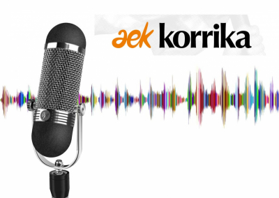 KORRIKA podcastaren atal berria, eskuragarri