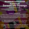 Ibilbideari dagozkion aldaketa txikiak (Zarautz eta Durangon)