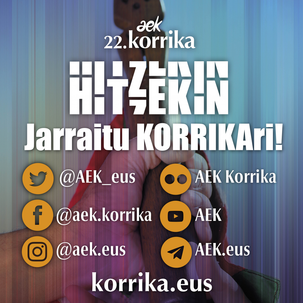 Jarraitu KORRIKA zuzenean webgune honetan